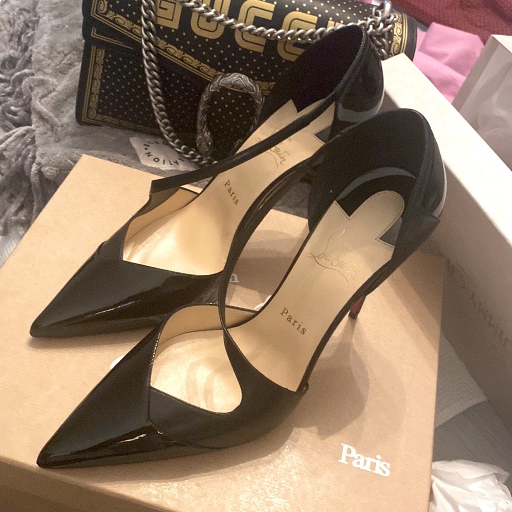 Patent Leather & Leather Louboutin 41